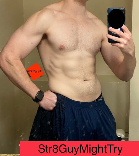 Str8guymighttry naked leaks OnlyFans pic