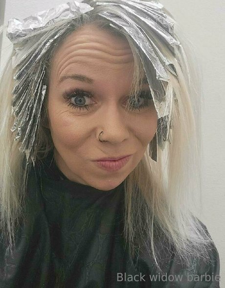 Foto nua vazada do OnlyFans de Blackwidowbarbie56